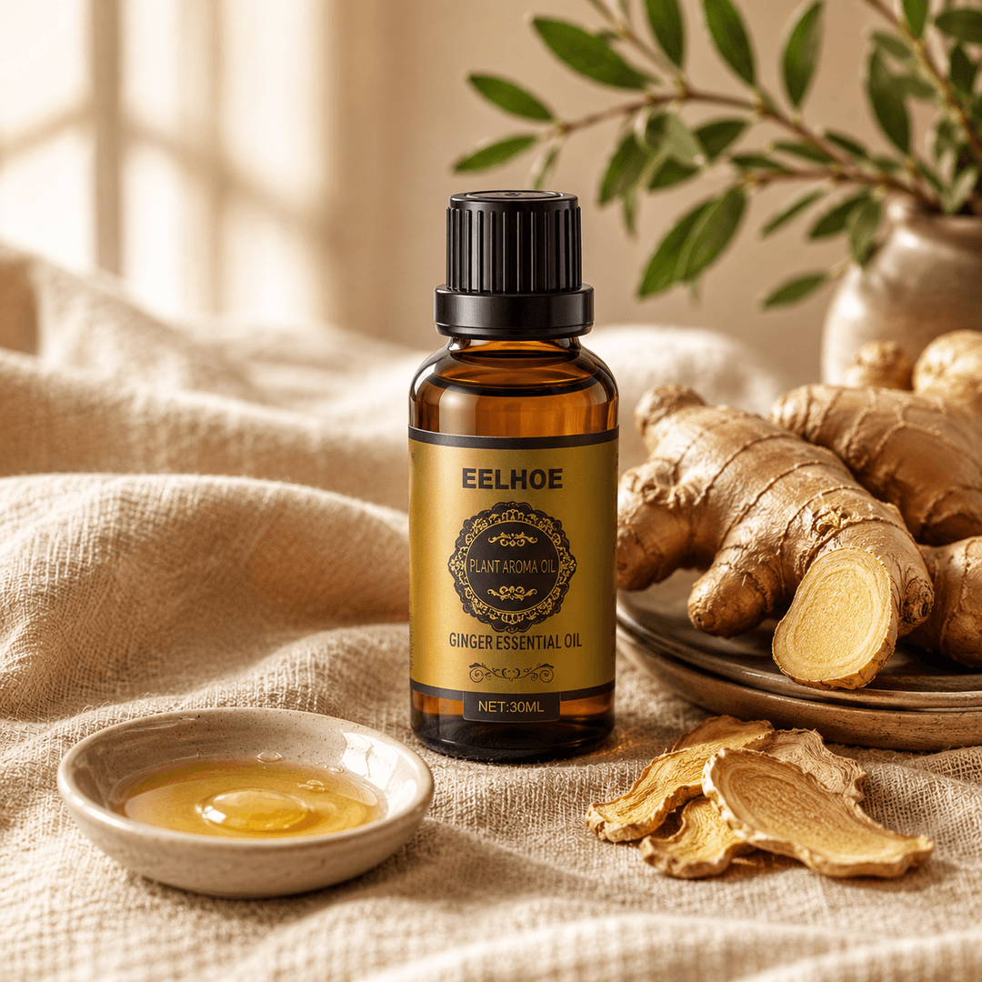 زيت الزنجبيل للجسم — لقوام ممشوق ومنتعش