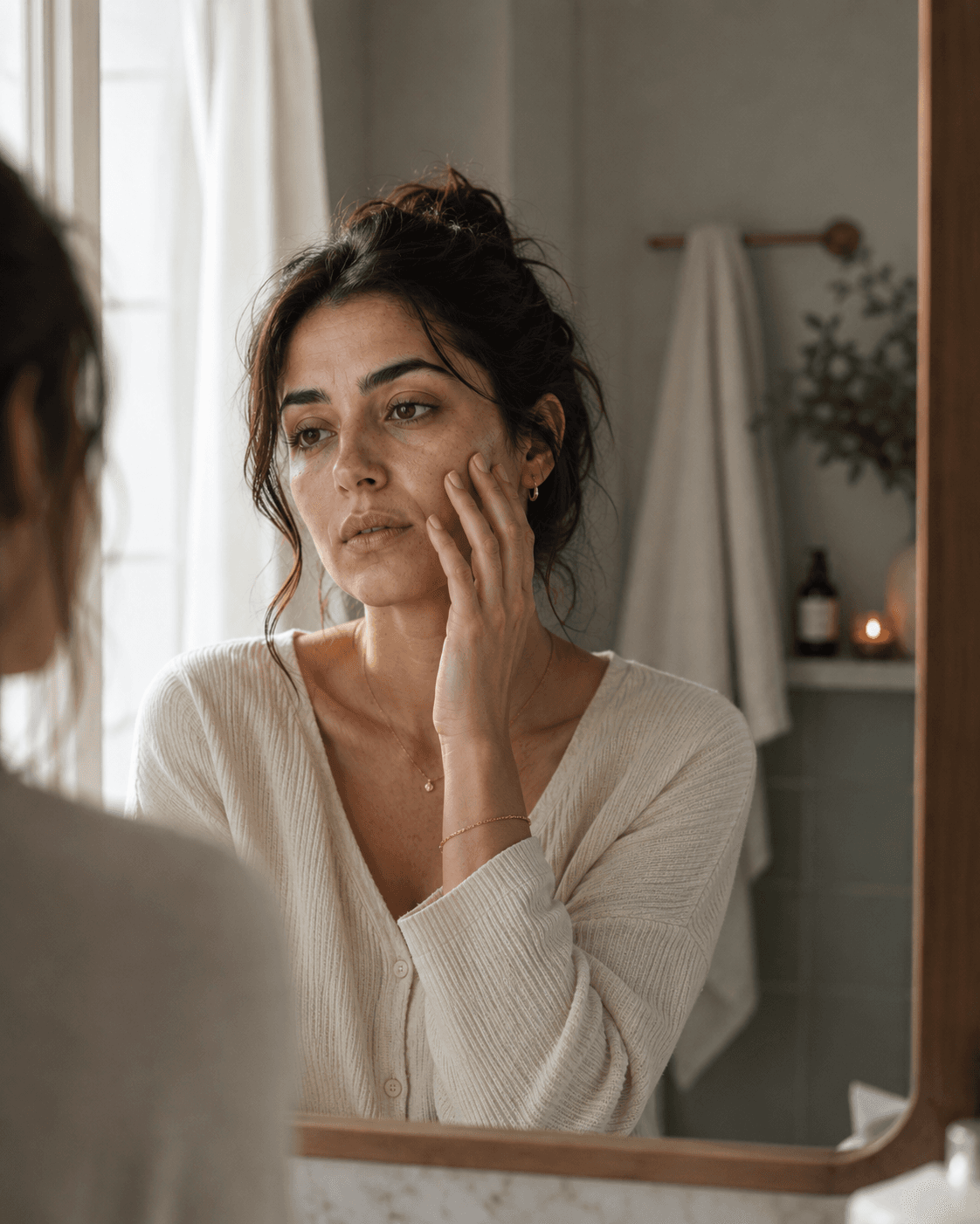 تجديد البشرة يتباطأ بشكل طبيعي بعد سن الثلاثين — العناية الليلية المنتظمة قد تُساعد في استعادة ما يأخذه الزمن بهدوء.